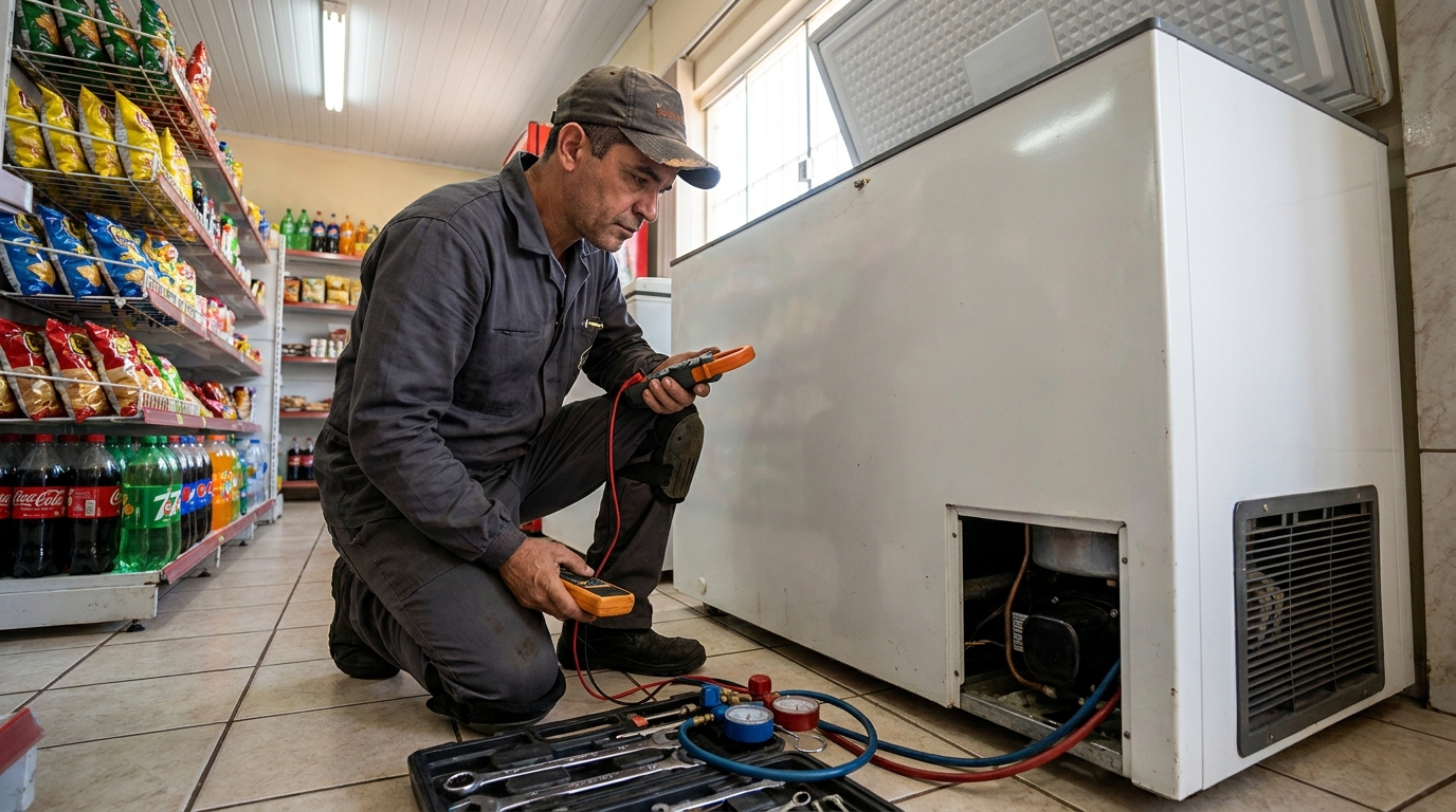 Recuperação de Refrigeração no Cavalieri, Marília‑SP